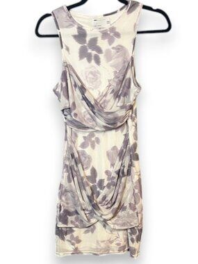 Asos Purple Floral Mini Dress, Size 10